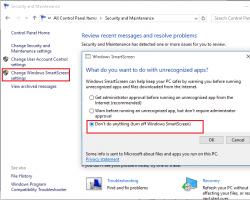 Отключение службы SmartScreen в Windows